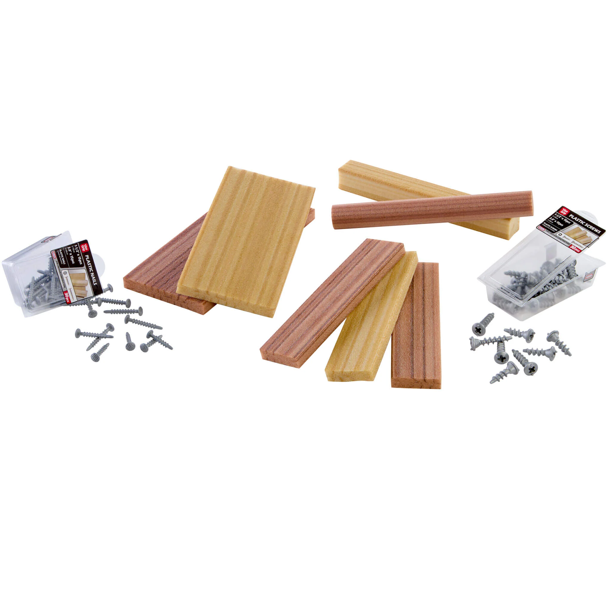 Little Tikes Creative Construction Wood, Nails and Screw Bundle Toy