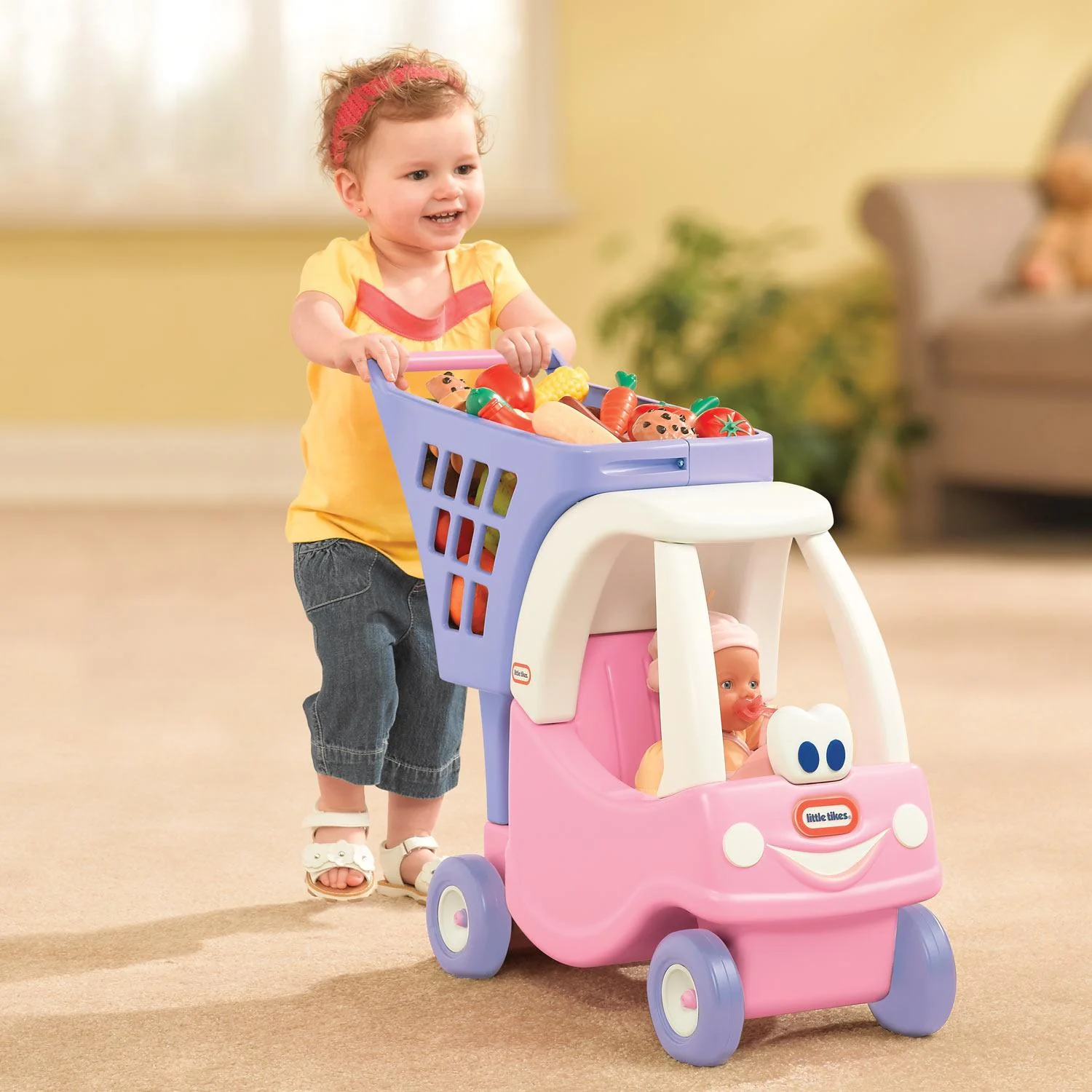 Little Tikes Princess Cozy Shopping Cart Toy - Image 4