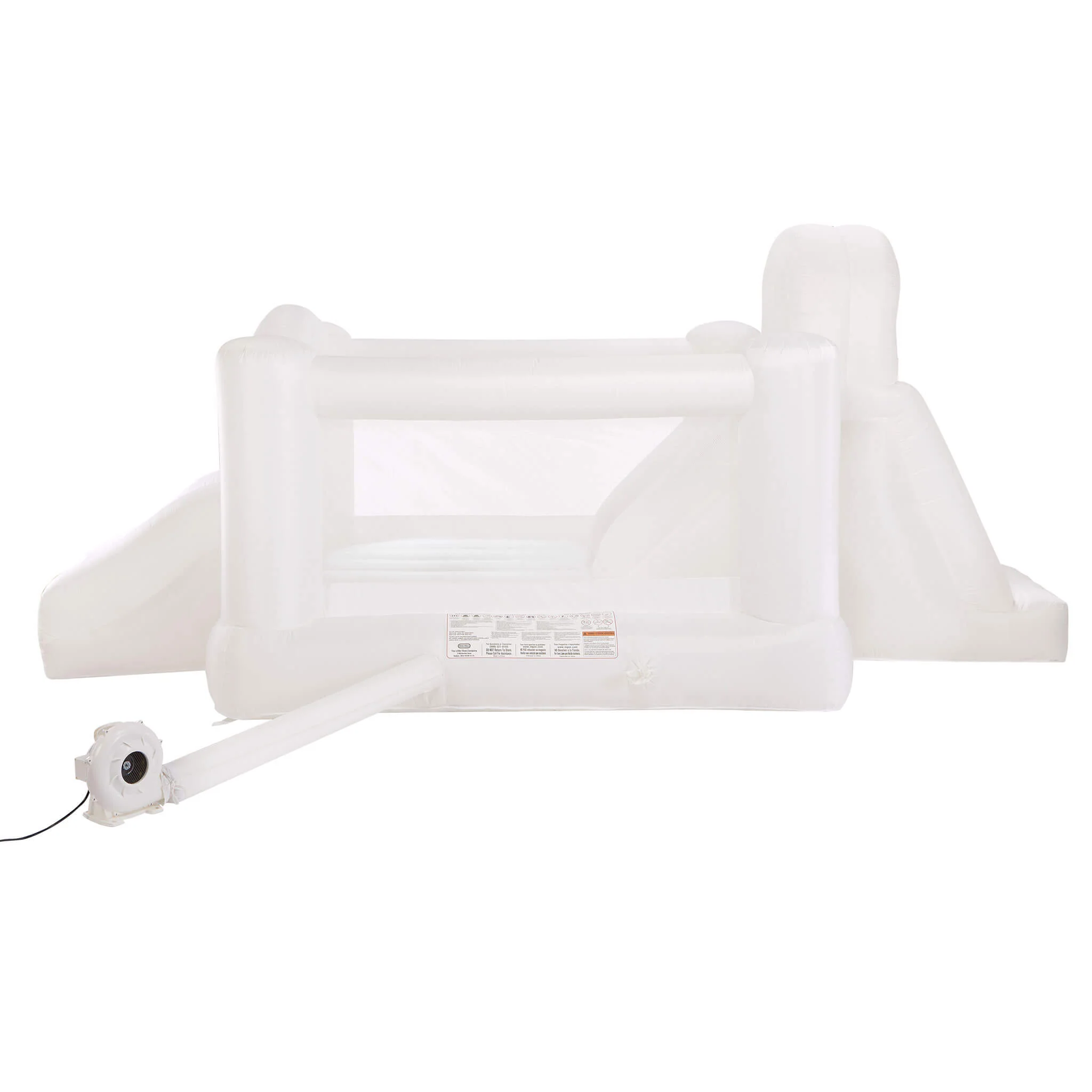 Little Tikes White – Cloud Collection Jump ‘n Double Slide Bouncer - Image 5