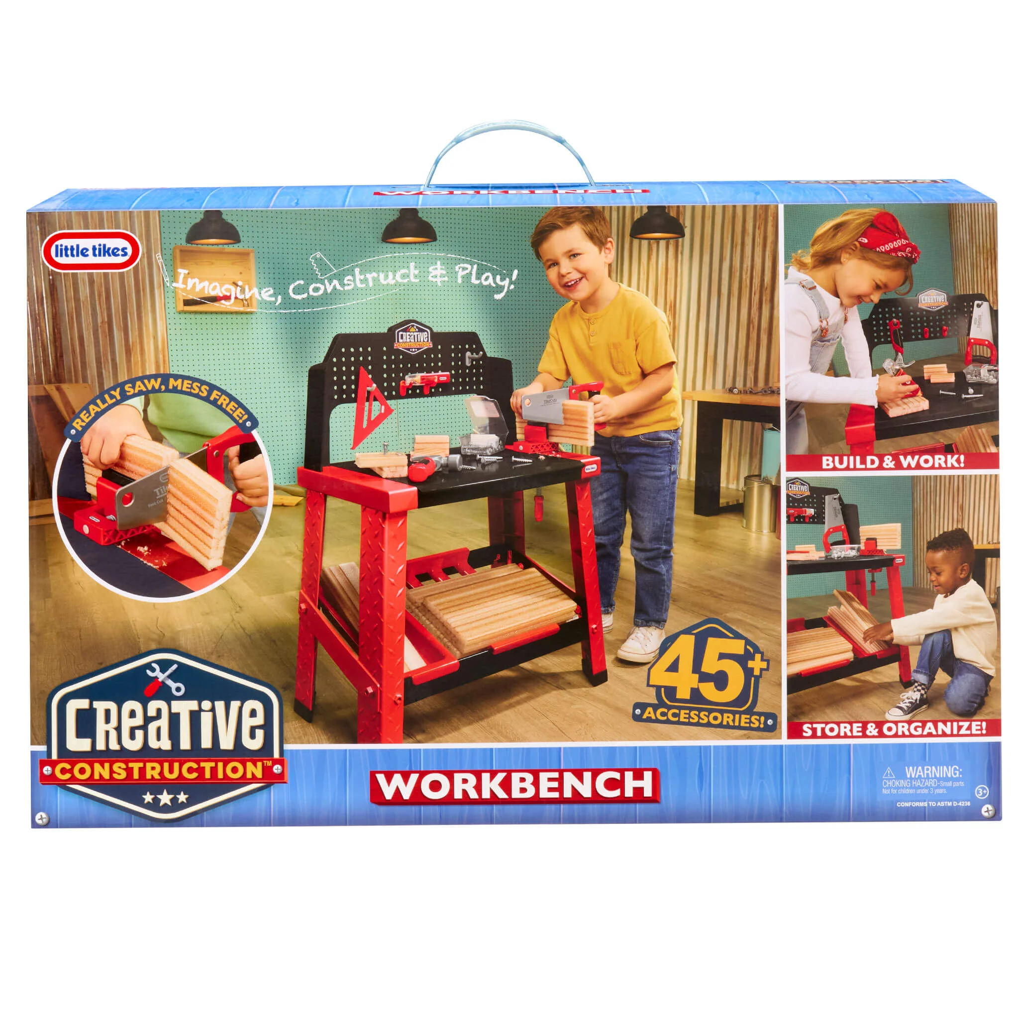Little Tikes Creative Construction Workbench Toy - Image 6