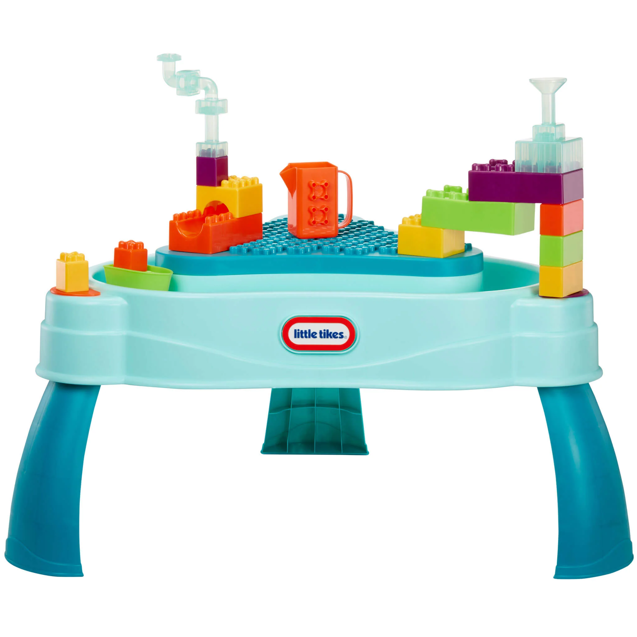 Little Tikes Build & Splash Water Table with 25+ Accessories Bag