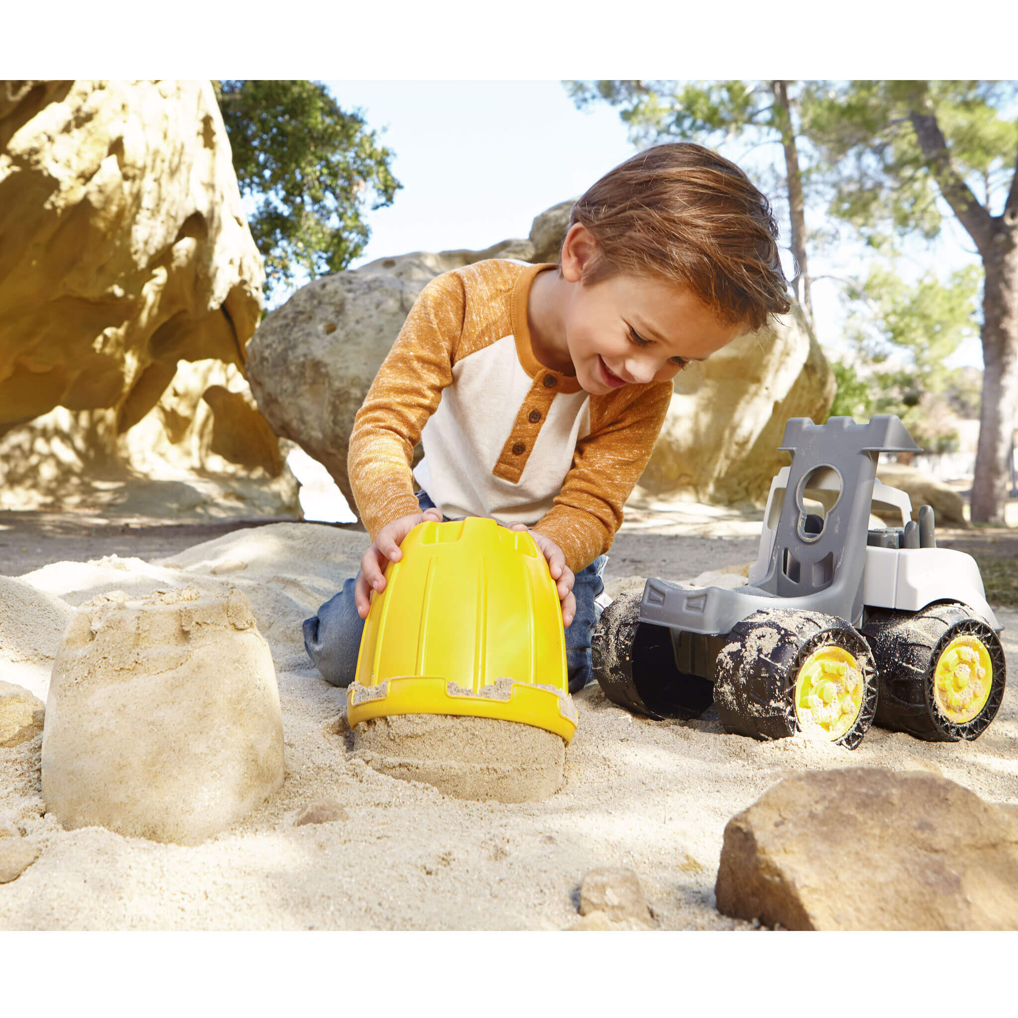 Little Tikes Dirt Diggers 2-in-1 Cement Mixer Toy - Image 3