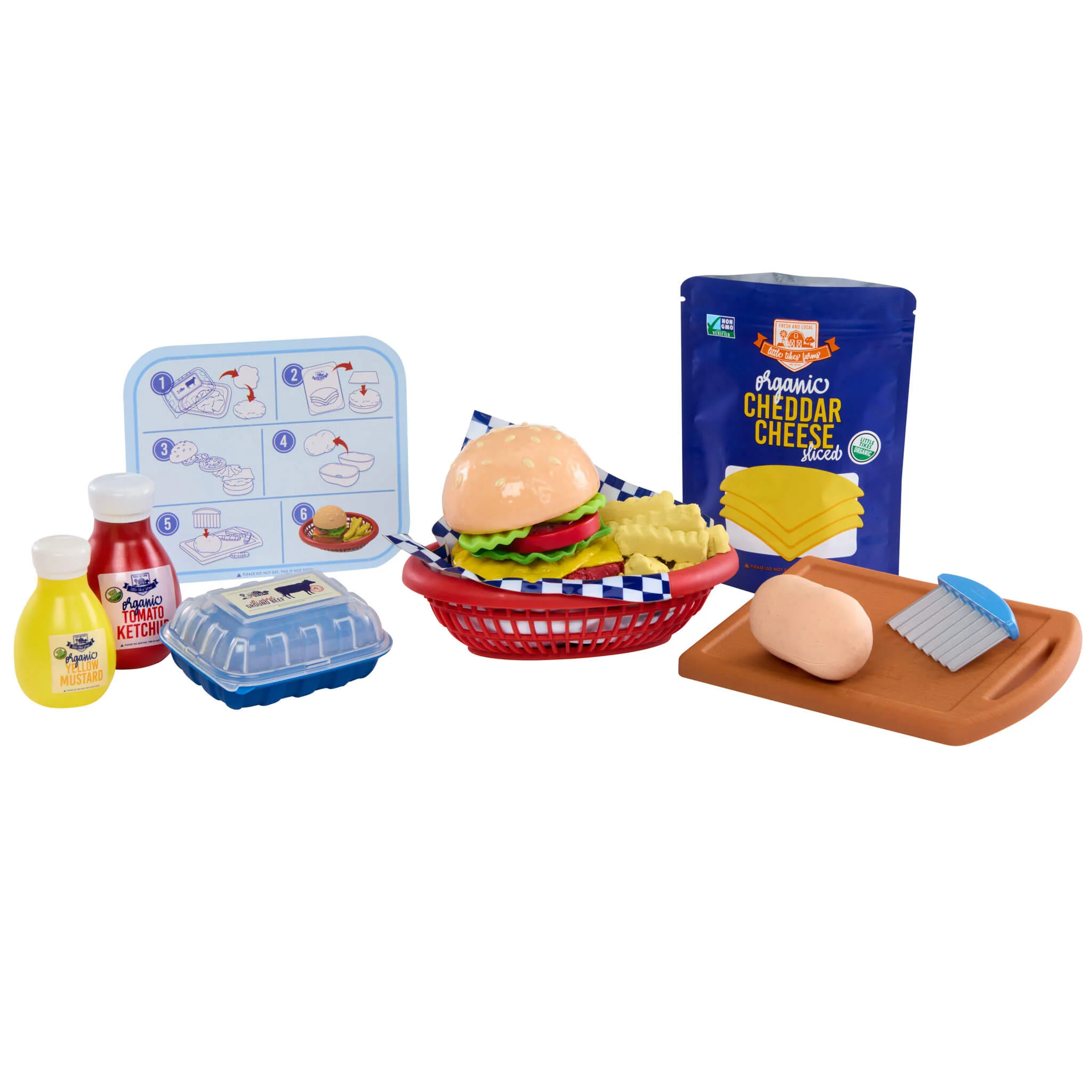 Little Tikes Creative Chefs Cheeseburger and Fries Kit Utensil