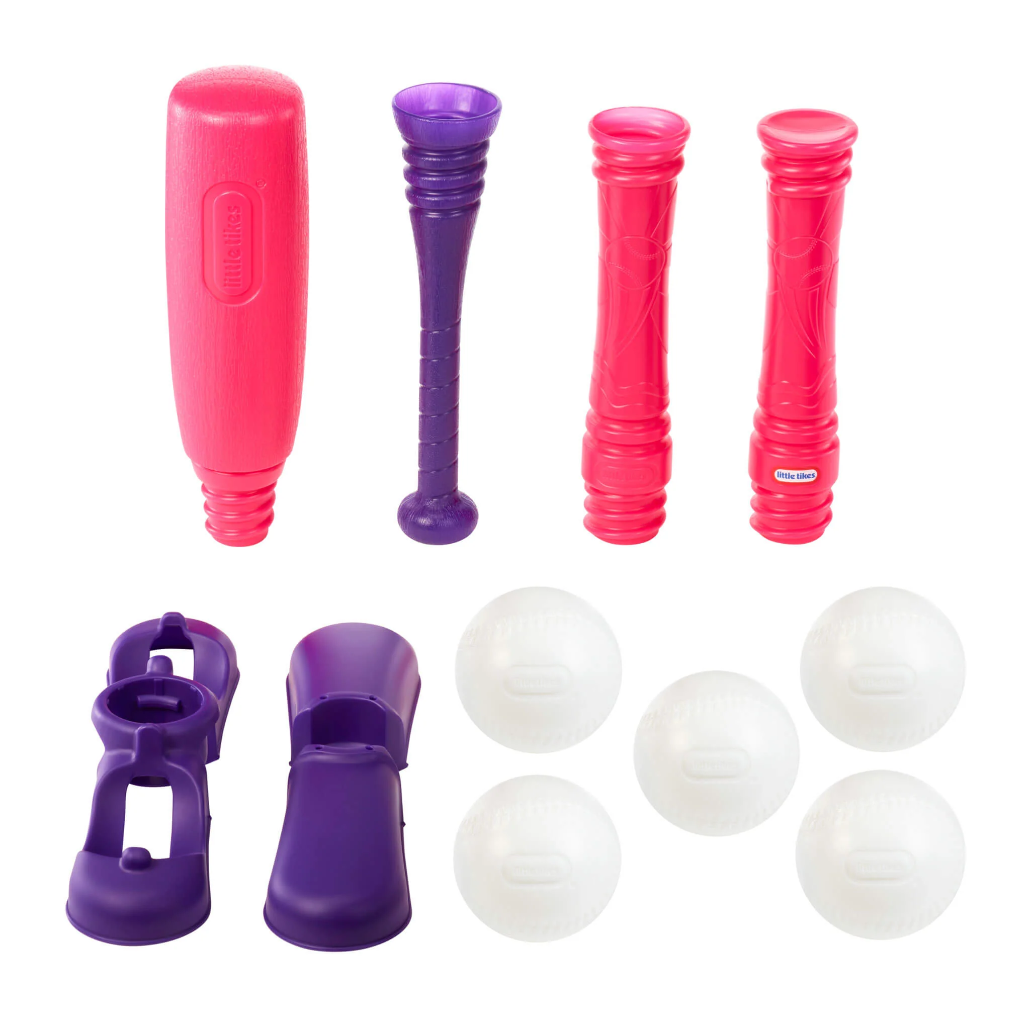 Little Tikes Pink – TotSports T-Ball Set with 5 Balls - Image 5