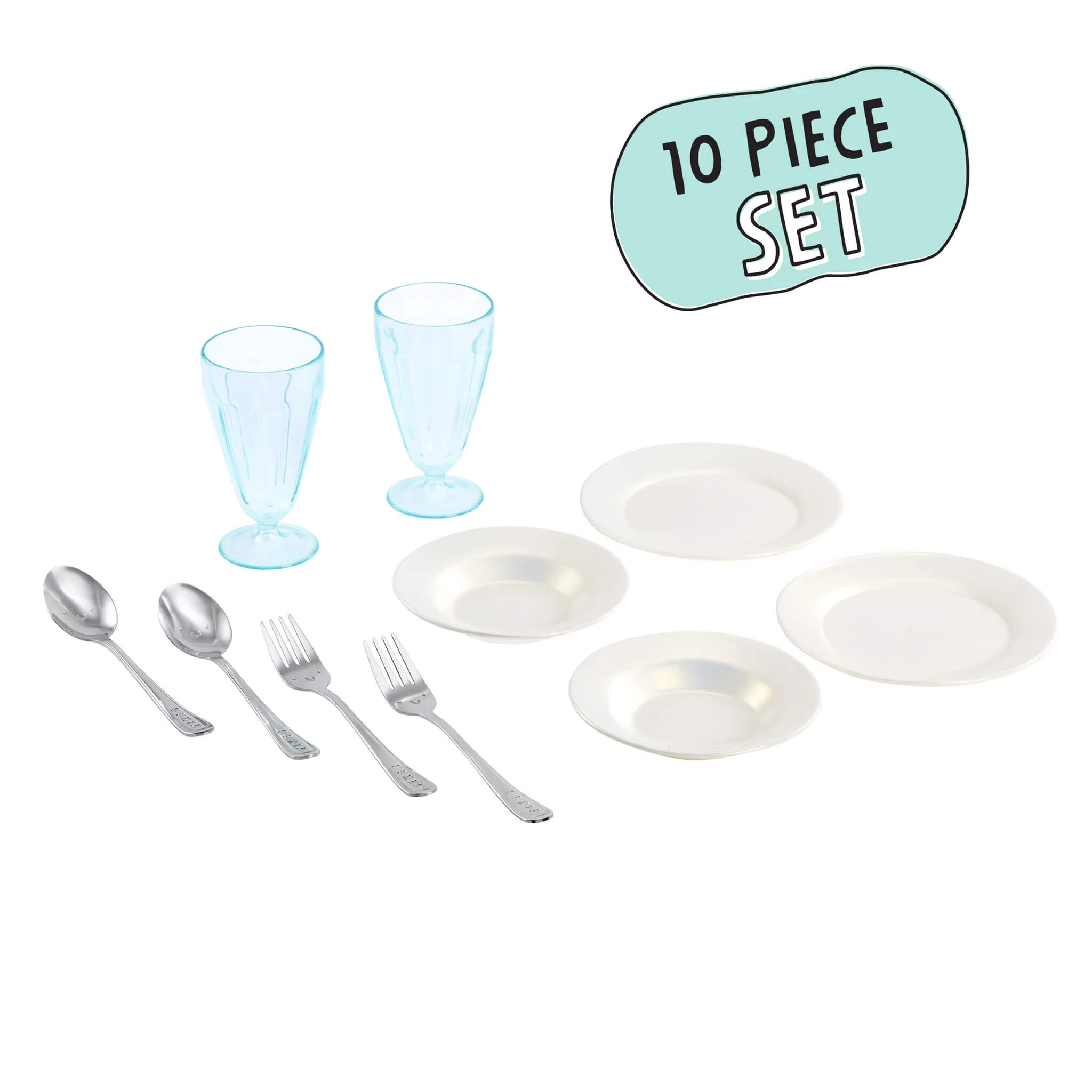 Little Tikes White – Sweet Spaces Dishware Set Cup - Image 3