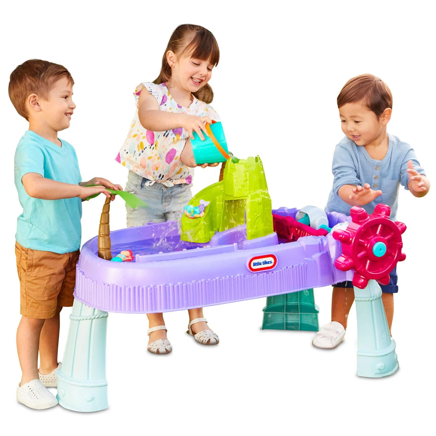 Little Tikes Mermaid Island Wavemaker Water Table Toy - Image 2
