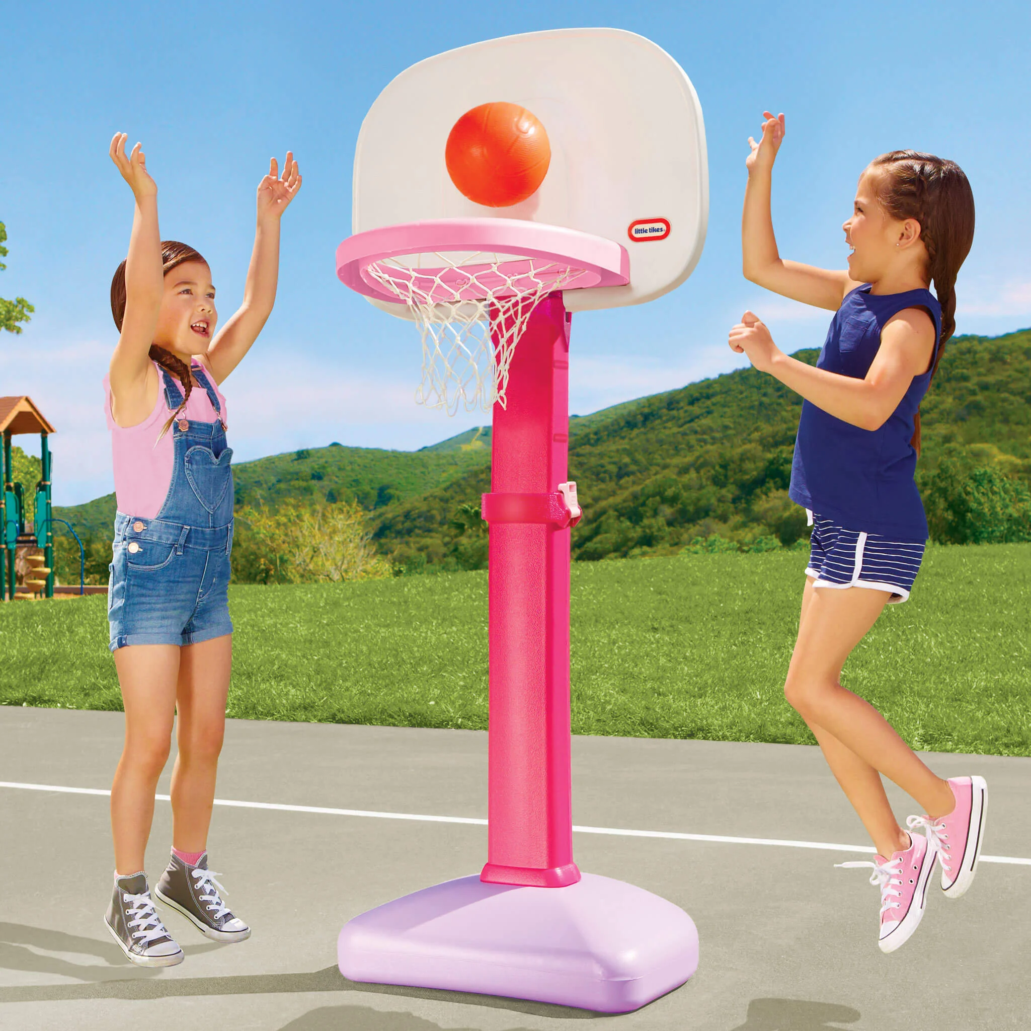Little Tikes Pink – TotSports Easy Score Basketball Set Basket - Image 2