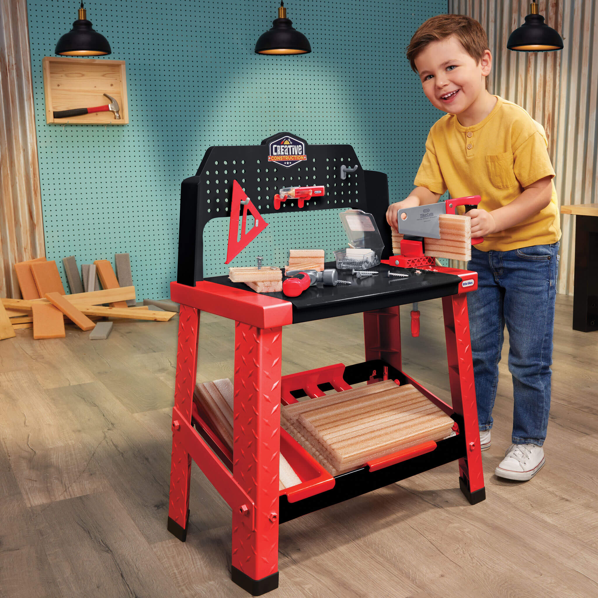 Little Tikes Creative Construction Workbench Toy - Image 2