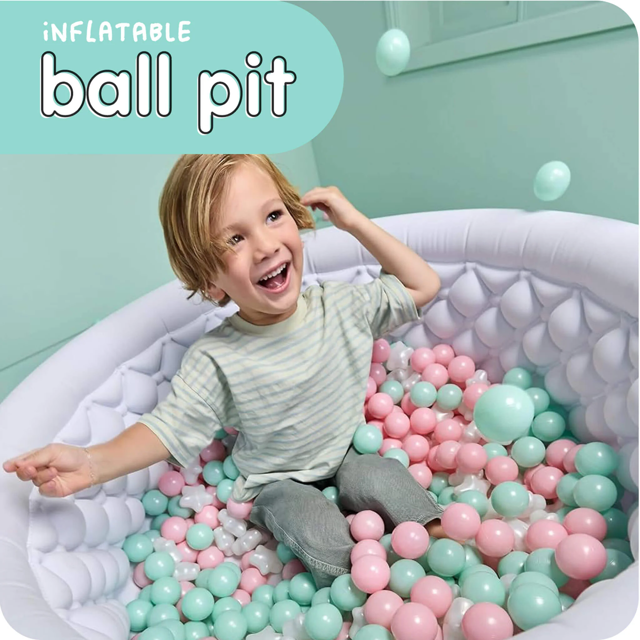 Little Tikes Inflatable Ball Pit w/ 250 Balls - Image 2